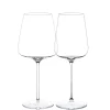 Italesse Etoile Blanc & Noir Extreme Set Calici Vino Rosso e Bianco In Vetro Set 12 Pz