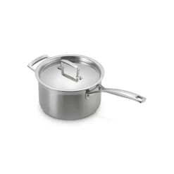 Le Creuset Acciaio Inox Casseruola Con Manico Lungo e Maniglia In Acciaio Inox