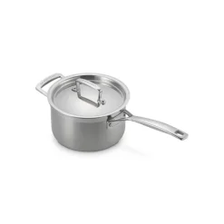 Le Creuset Acciaio Inox Casseruola Con Manico Lungo e Maniglia In Acciaio Inox