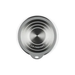 Le Creuset Acciaio Inox Ciotola per Impasto In Acciaio Inox Con Coperchio in Vetro e Bordo In Silicone