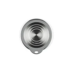 Le Creuset Acciaio Inox Ciotola per Impasto In Acciaio Inox Con Coperchio in Vetro e Bordo In Silicone