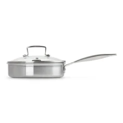 Le Creuset Acciaio Inox Padella Bassa Cuociuova Inserto Antiaderente In Acciaio Inox