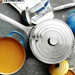 Le Creuset Casseruola Con Manico In Acciaio Inox Con Coperchio