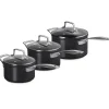 Le Creuset Essential Casseruola Con Manico Lungo Antiaderenti Con Rivestimento In Ceramica Set 3 Pz