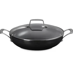 Le Creuset Essential Tegame Basso con Coperchio Antiaderente Con Rivestimento In Ceramica In Acciaio Inox
