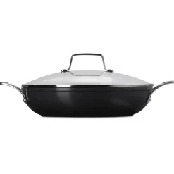 Le Creuset Essential Tegame Basso con Coperchio Antiaderente Con Rivestimento In Ceramica In Acciaio Inox