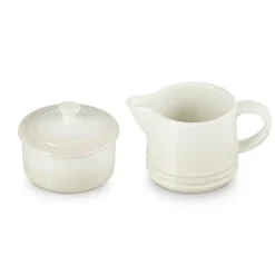 Le Creuset Evolution Set Latte & Zucchero Lattiera 30 cl con Barattolo Zucchero In Gres Vetrificato Set 2 Pz