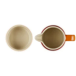 Le Creuset Evolution Set Latte & Zucchero Lattiera 30 cl con Barattolo Zucchero In Gres Vetrificato Set 2 Pz