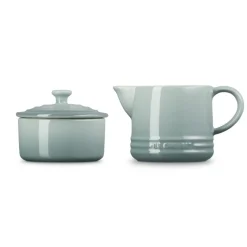 Le Creuset Evolution Set Latte & Zucchero Lattiera 30 cl con Barattolo Zucchero In Gres Vetrificato Set 2 Pz