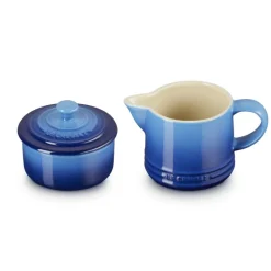 Le Creuset Evolution Set Latte & Zucchero Lattiera 30 cl con Barattolo Zucchero In Gres Vetrificato Set 2 Pz