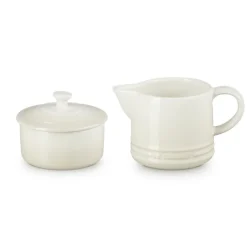 Le Creuset Evolution Set Latte & Zucchero Lattiera 30 cl con Barattolo Zucchero In Gres Vetrificato Set 2 Pz
