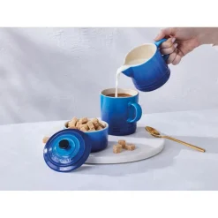 Le Creuset Evolution Set Latte & Zucchero Lattiera 30 cl con Barattolo Zucchero In Gres Vetrificato Set 2 Pz
