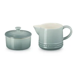 Le Creuset Evolution Set Latte & Zucchero Lattiera 30 cl con Barattolo Zucchero In Gres Vetrificato Set 2 Pz