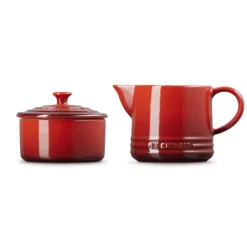Le Creuset Evolution Set Latte & Zucchero Lattiera 30 cl con Barattolo Zucchero In Gres Vetrificato Set 2 Pz