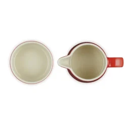 Le Creuset Evolution Set Latte & Zucchero Lattiera 30 cl con Barattolo Zucchero In Gres Vetrificato Set 2 Pz