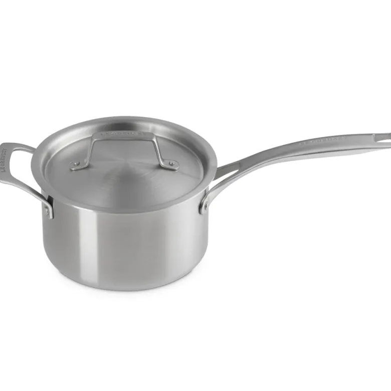 Le Creuset Inox Essential Set Pentole e Padelle In Acciaio Inox Set 4 Pz