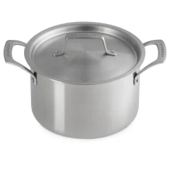 Le Creuset Inox Essential Set Pentole e Padelle In Acciaio Inox Set 3 Pz