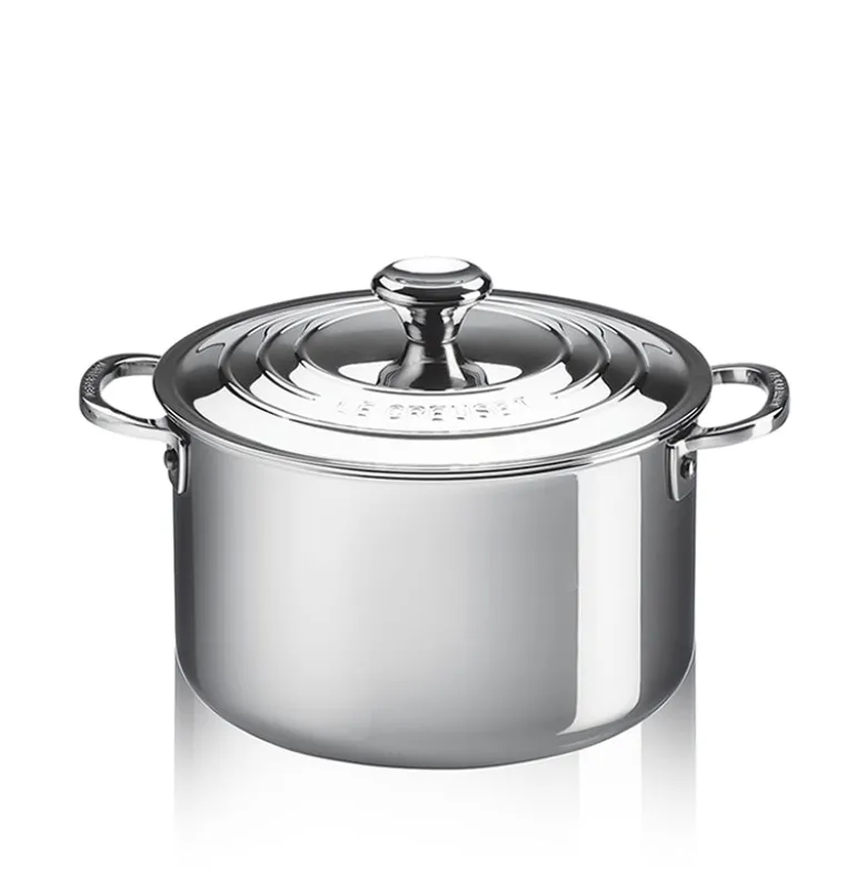 Le Creuset Inox Evolution Casseruola Alta In Acciaio Inox Con Coperchio