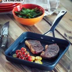 Le Creuset Les Forgées Bistecchiera Quadrata In Alluminio Antiaderente