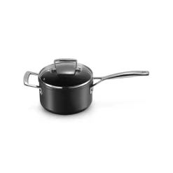 Le Creuset Les Forgées Casseruola Con Manico Antiaderente In Alluminio Con Manico e Coperchio