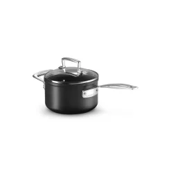 Le Creuset Les Forgées Casseruola Con Manico Antiaderente In Alluminio Con Manico e Coperchio