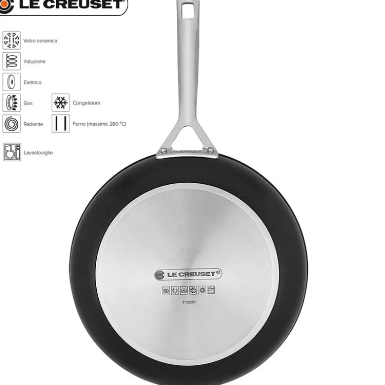 Le Creuset Les Forgées Padella Bassa Antiaderente In Alluminio
