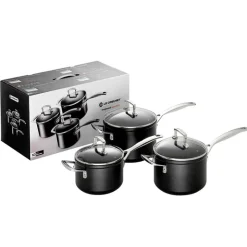 Le Creuset Les Forgées Set Casseruole In Alluminio Antiaderente - Set 3 Pz