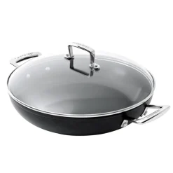 Le Creuset Les Forgées Tegame Basso Antiaderente In Alluminio Con Coperchio