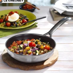 Le Creuset Padella Alta Antiaderente In Acciaio Inox