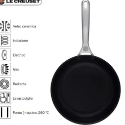 Le Creuset Padella Bassa Antiaderente In Acciaio Inox