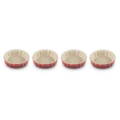 Le Creuset Tradition Mini Tortiere In Gres Vetrificato Set 4 Pz
