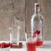 1.2 Litri - Bormioli Rocco Officina 1825 Bottiglia in Vetro - Set 4 Pezzi
