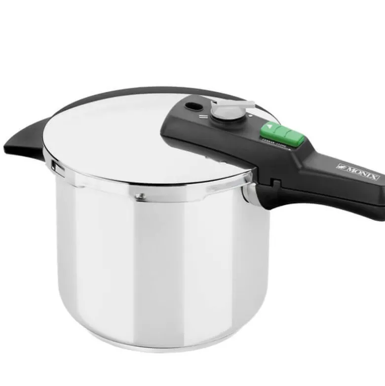 6 Litri - Monix Quick Pentola A Pressione In Acciaio Inox
