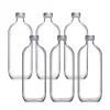 1.1 Litri - Pasabahce Iconic Bottiglia Acqua in Vetro - Set 6 Pezzi