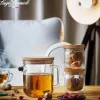 1 Litro - Bormioli Luigi Thermic Glass Teiera Con Beccuccio in Vetro Borosilicato