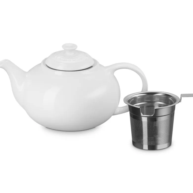 1.3 L - Le Creuset Classic Stoneware Teapot with Metal Infuser