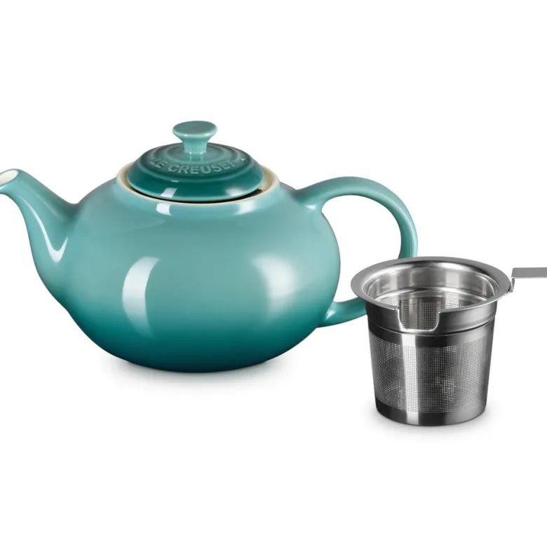 1.3 L - Le Creuset Classic Stoneware Teapot with Metal Infuser