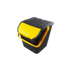 28 Lt - Ecoplast Ecologic Pattumiera Rettangolare In Plastica - Set 3 Pz