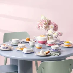 1.2 L - Villeroy & Boch Fleur Teiera In Porcellana Premium
