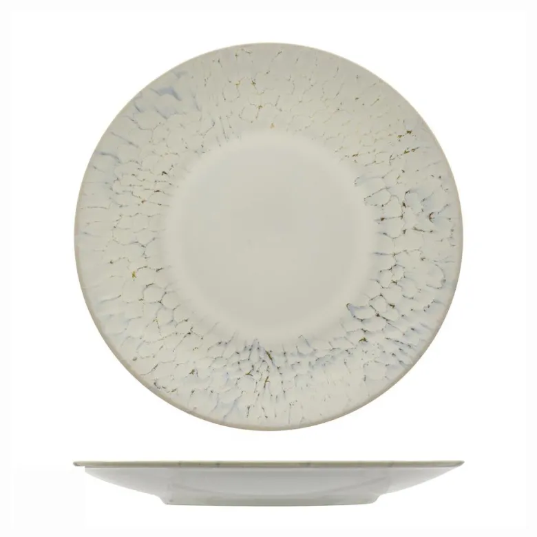 Mesa Ceramics Luz Piatto Piano Coupe Decorato In Gres porcellanato Set 6 Pz