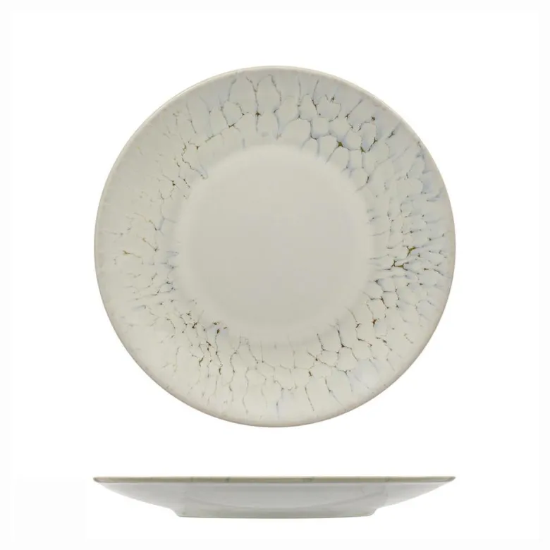 Mesa Ceramics Luz Piatto Piano Coupe Decorato In Gres porcellanato Set 6 Pz