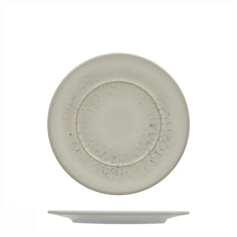 Mesa Ceramics Luz Piatto Piano Con Falda Decorato In Gres porcellanato Set 6 Pz