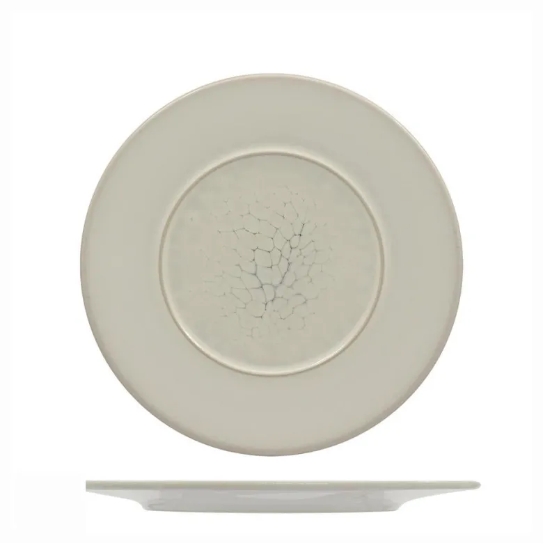 Mesa Ceramics Luz Piatto Piano Con Falda Decorato In Gres porcellanato Set 6 Pz