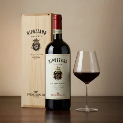 Nipozzano Chianti Rufina DOCG Riserva 2020 Magnum In Cassetta Legno Con 12 Calici 82 cl Stolzle Lausitz Starlight
