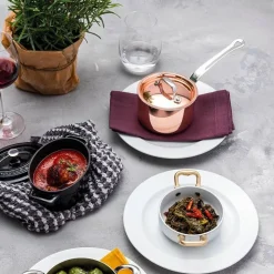Paderno Serie 15600 Miniature Casseruola Alta Con Manico 3-PLY