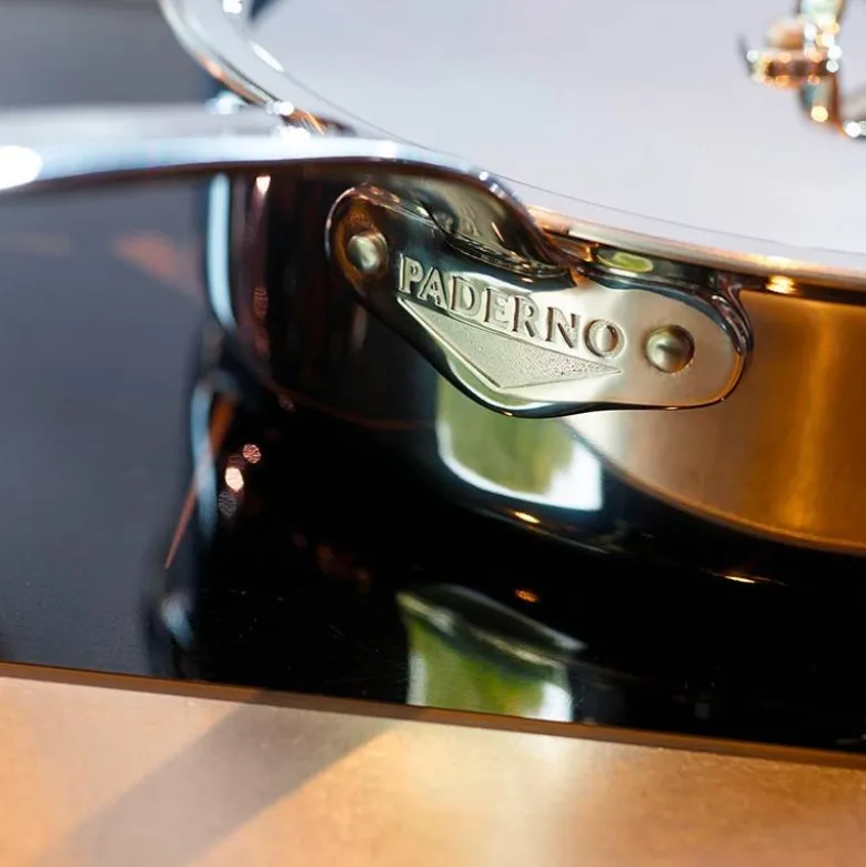 Paderno Series 12200 Casseruola Bassa Con Manico In Acciaio Inox 5-Ply