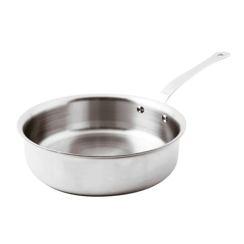 Paderno Series 12200 Casseruola Bassa Con Manico In Acciaio Inox 5-Ply