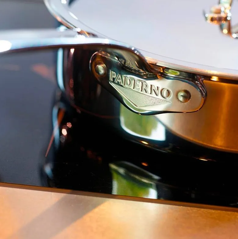 Paderno Series 12200 Casseruola Bassa Con Manico In Acciaio Inox 5-Ply