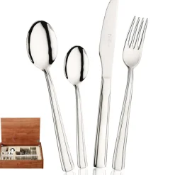 Pintinox Aida Servizio Posate In Acciaio Inox - Set 24 Pz