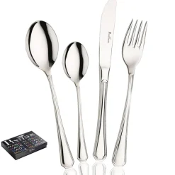 Pintinox America Servizio Posate In Acciaio Inox - Set 75 Pz